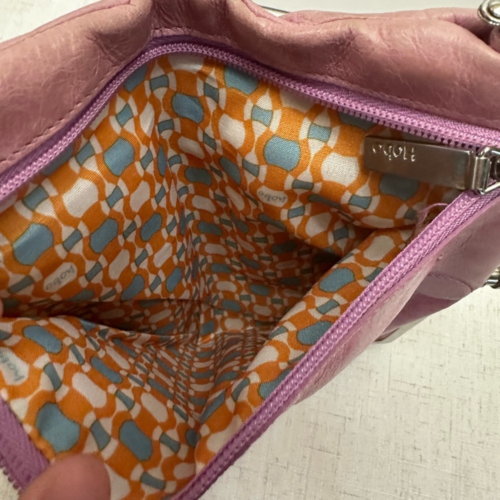 HOBO Blush Pink Wristlet with Metallic Trim - Picture 8 of 13
